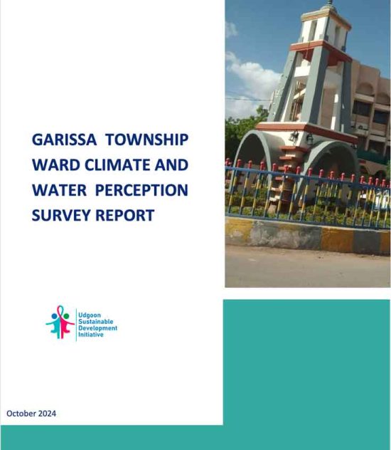 Climate Change and Water Management Survey Report- Garissa Oct.2024
