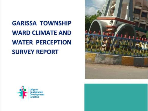 Climate Change and Water Management Survey Report- Garissa Oct.2024